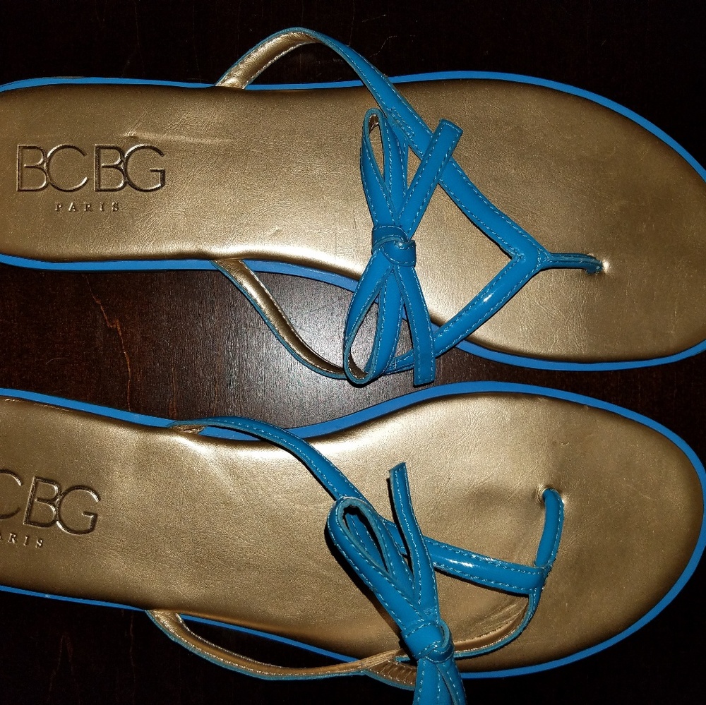 BCBG Paris Blue Sandals